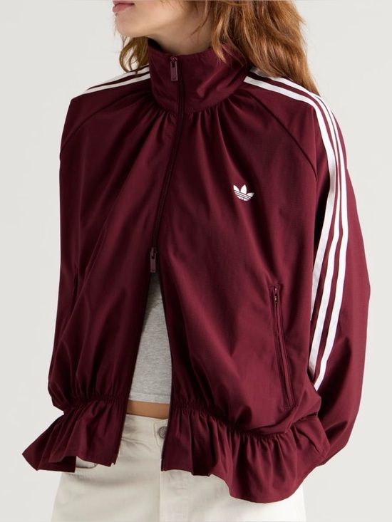 adidas Jackets & Blazers - NWT adidas Originals Firebird Blousy Track Top in Shadow Red